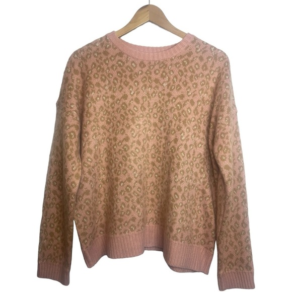 &Merci Pink leopard Sweater - Picture 1 of 4